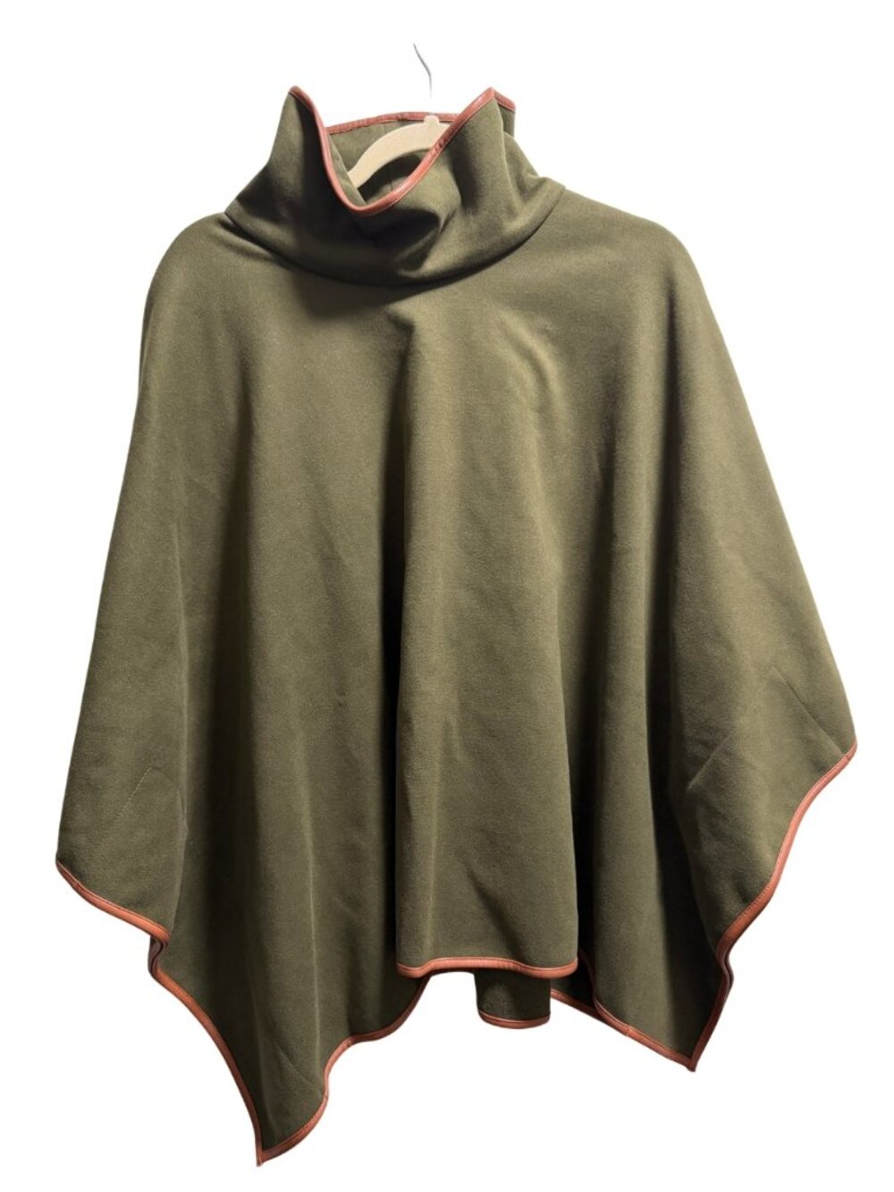 Tuckernuck Piper Olive Funnel Neck Poncho OS